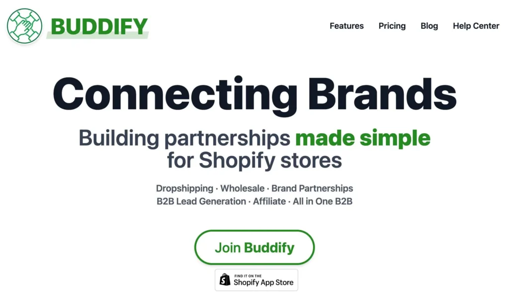 Buddify - Brand Partnerships & Dropshipping & Wholesale