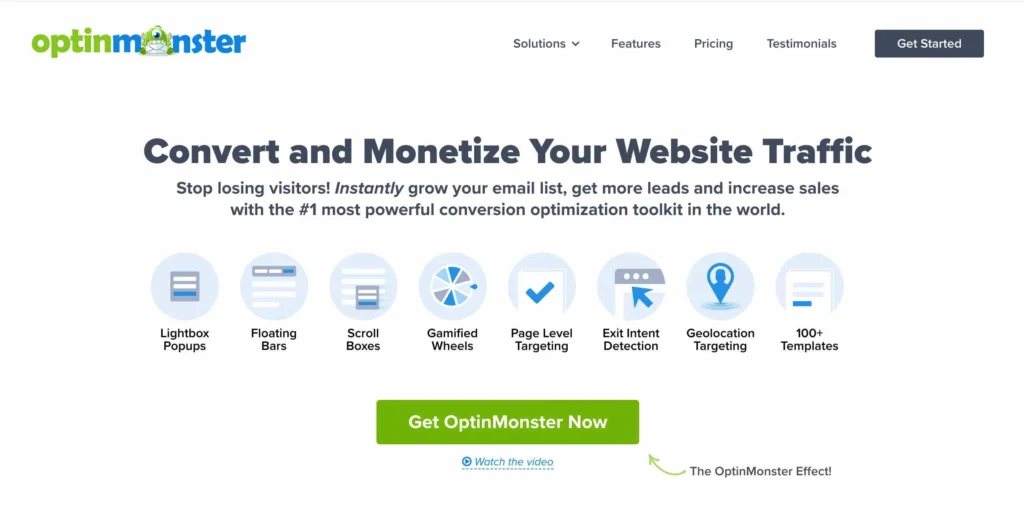 OptinMonster Lead Generation Software