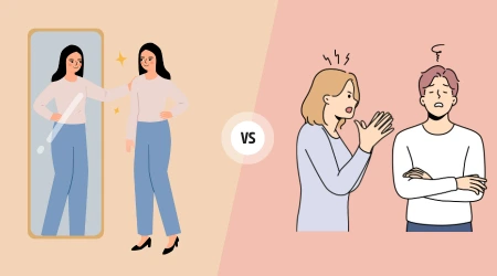 confident vs arrogant personalities