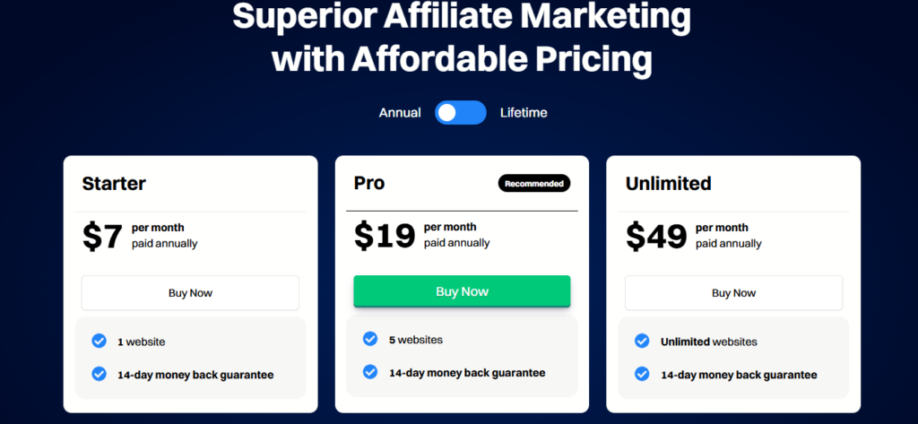 PassiveWp affiliate marketing platform