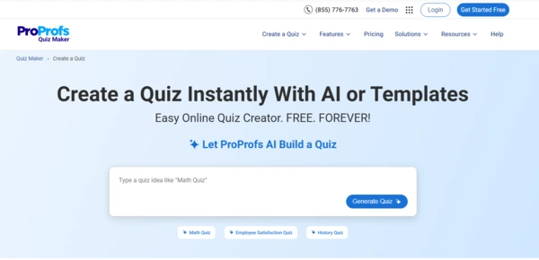 Proprofs Quiz Maker