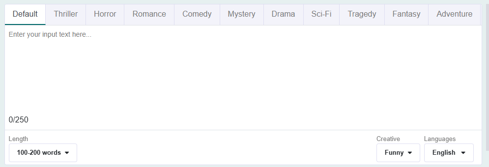 Ai story generator