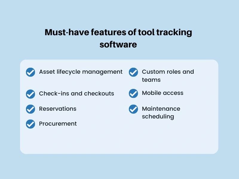 Characteristics Of Tool Tracking
