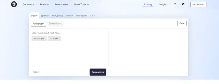Paragraph Summarizer
