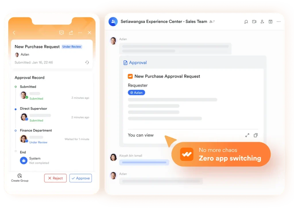 Lark Onboarding Approval