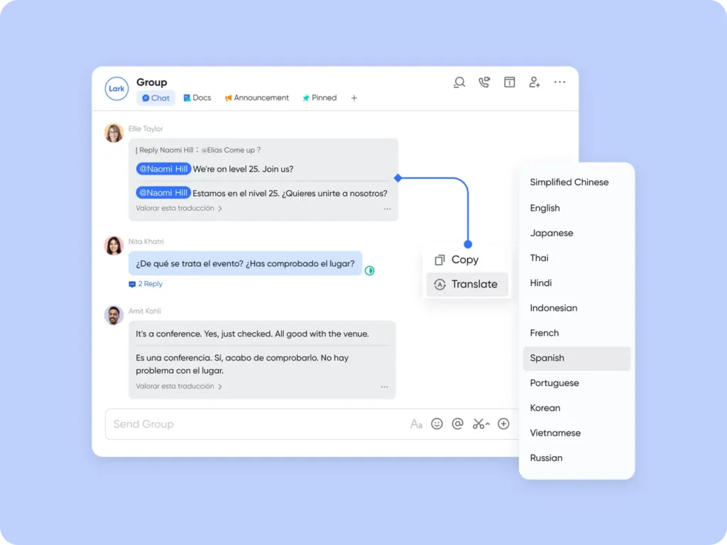 Lark Onboarding Messenger