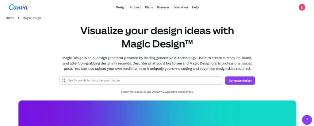 Canva Magic Design