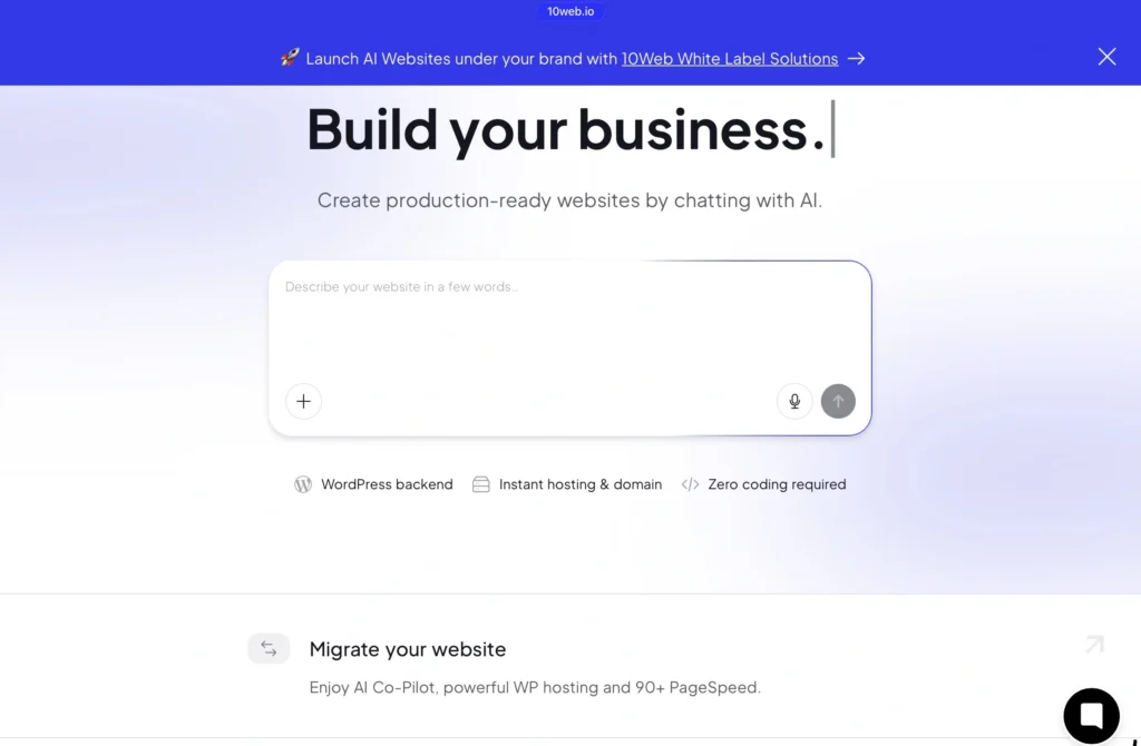 10Web Website Builder