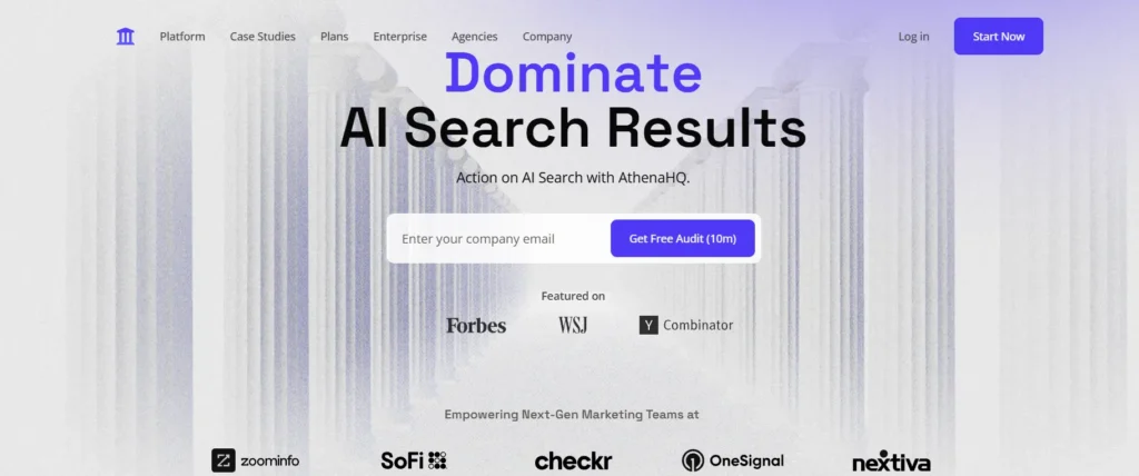 AthenaHQ SEO tool