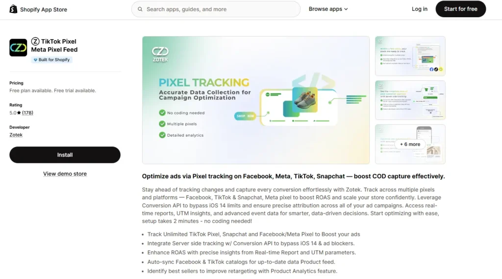 Facebook & Tiktok Pixel