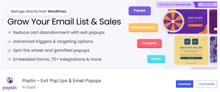 Poptin-Email-Popup-Wordpress-Plugin