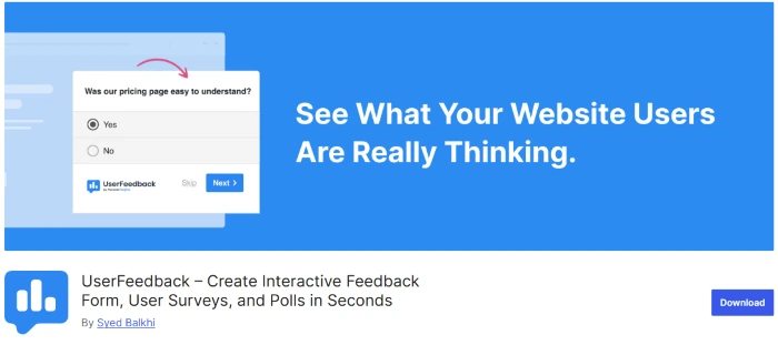 User-Feedback-Wordpress-Poll-Plugin