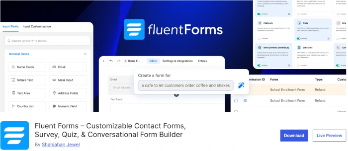 fluent-forms-customizable-contact-form