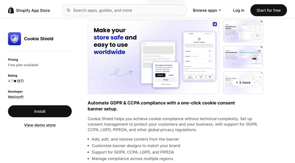 Shopify GDPR Apps